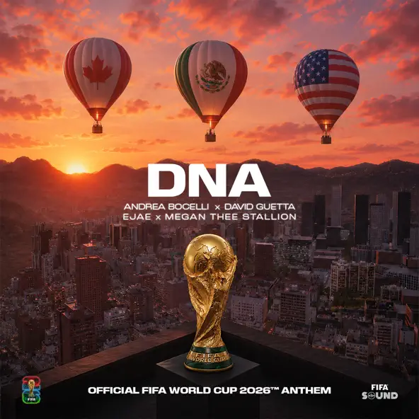Andrea Bocelli, David Guetta, EJAE, Megan Thee Stallion DNA