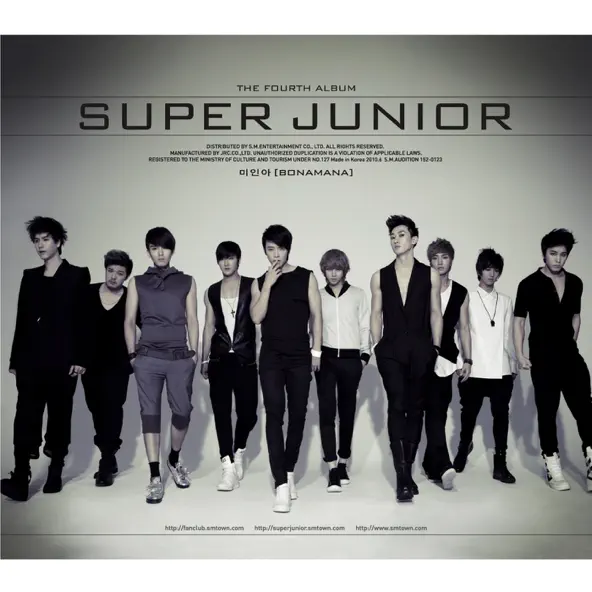 SUPER JUNIOR The 4th Album Bonamana (Repackaged)